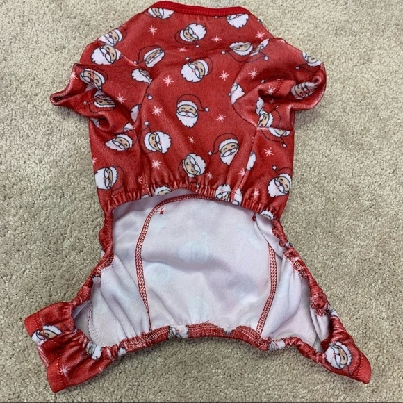𝅺BAILEY & Bella small breed dog red Santa Claus pyjamas size medium - Picture 5 of 8
